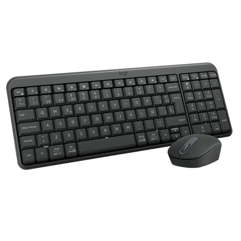Logitech teclado+raton mk250 bluet negro