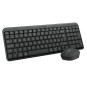 Logitech teclado+raton mk250 bluet negro
