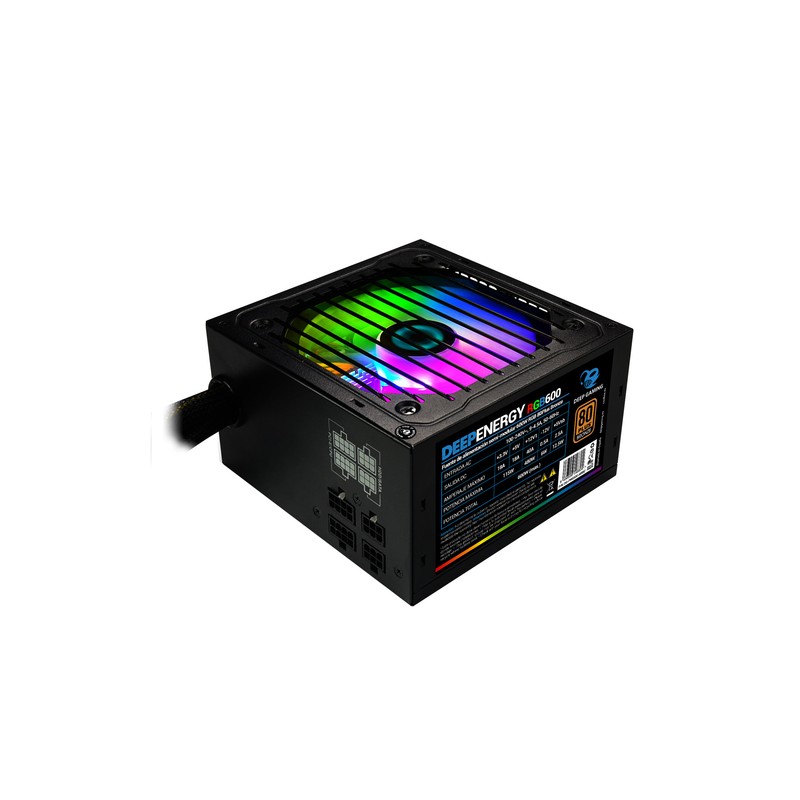 Coolbox gaming fuente alimentacion 600 w 80+bronze