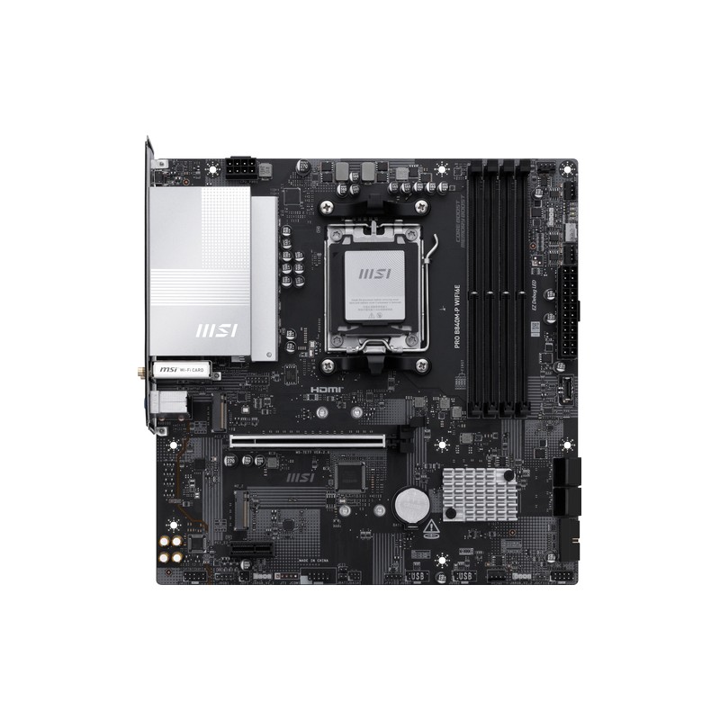 Msi placa base pro b840m-p wifi6e ddr5 matx