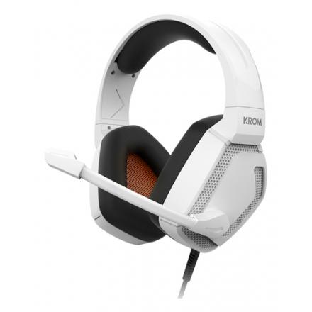 Krom kopa pro | auricular gaming stereo blanco