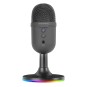 Mars gaming micrófono de estudio argb, silenciar