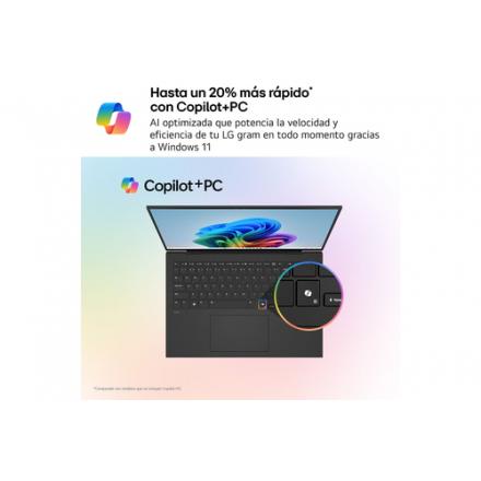 PORTATIL LG GRAM U9-288V 32GB 1TB 16"WQXGA W11H