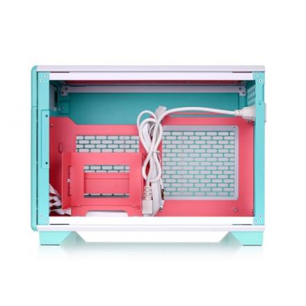 CAJA MICRO ATX THERMALTAKE TR100 USBC X 1 USB 3.0 X 2 SN FUENTE ROSA AZUL