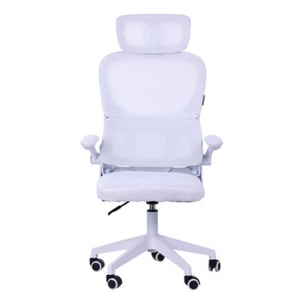 SILLA ERGONOMICA MARS GAMING MGCERGOPROWH MALLA TRANSPIRABLE SOPORTE LUMBAR BLANCO