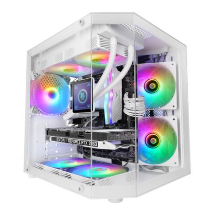 CAJA MICROATX MARS GAMING MC3TLITE BLANCO 3 PANELES CRISTAL TEMPLADO GPU MAX. 275mm 1x3.5 2x2.5