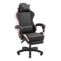 SILLA GAMER MARS GAMING MGCXBPK NEGRA Y ROSA RECLINABLE REPOSABRAZOS AJUSTABLE REPOSAPIES COJINES