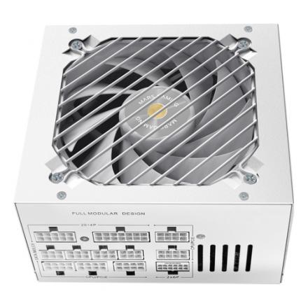 FUENTE DE ALIMENTACION MARS GAMING 850W MODULAR ATX 3.1 80+ GOLD 140mm SILENT BLANCO
