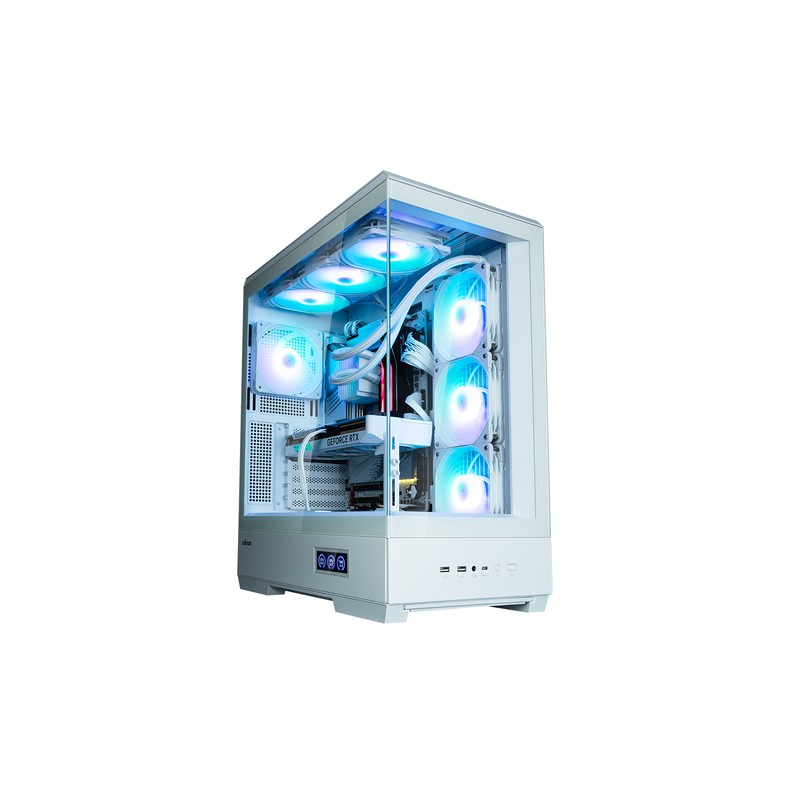 CAJA ZALMAN P50 DS ATX 4 XVENT 120MM ARGB 2XUSB 3.0 BLANCO S/N FUENTE