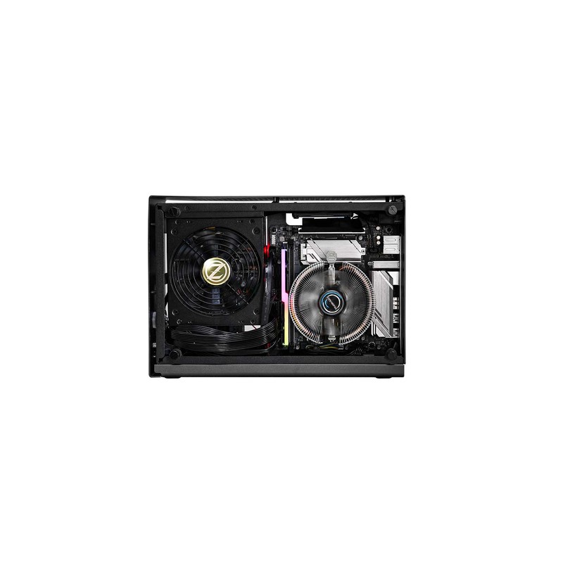 CAJA ZALMAN M4 MINI-ITX M2 1 X VENT 800MM ARGB 2XUSB 3.0 SILVER S/N FUENTE