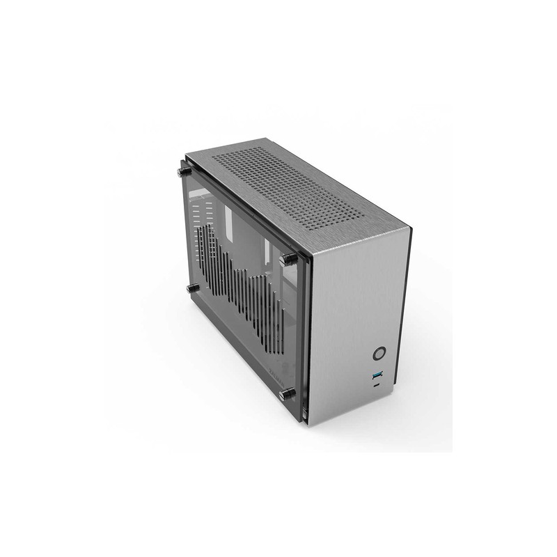 CAJA ZALMAN M4 MINI-ITX M2 1 X VENT 800MM ARGB 2XUSB 3.0 SILVER S/N FUENTE