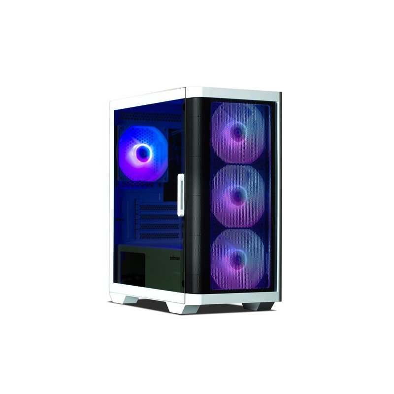 CAJA ZALMAN M4 MATX 4 X VENT 120MM ARGB 2XUSB 3.0 BLANCO S/N FUENTE