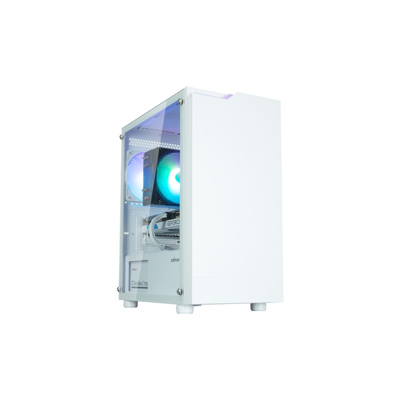 CAJA ZALMAN T4 PLUS MATX 1 X VENT 120MM ARGB 2XUSB 3.0 BLANCO S/N FUENTE