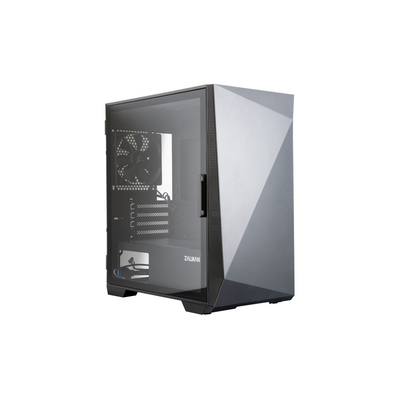 CAJA ZALMAN Z1 ICEBERG MICRO-ATX 3XVENT 120MM 2XUSB 3.0 NEGRO S/N FUENTE