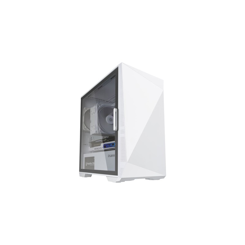 CAJA ZALMAN Z1 ICEBERG MICRO-ATX 3XVENT 120MM 2XUSB 3.0 BLANCO S/N FUENTE
