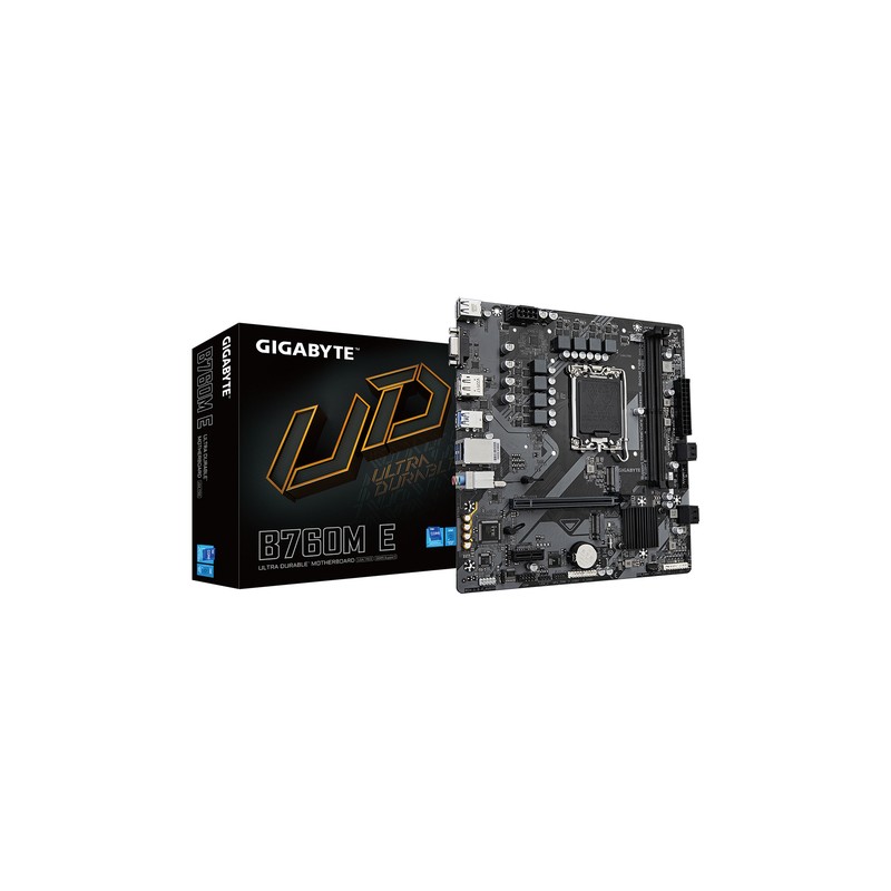 PLACA BASE GIGABYTE B760M E DDR5 7200 MHz
