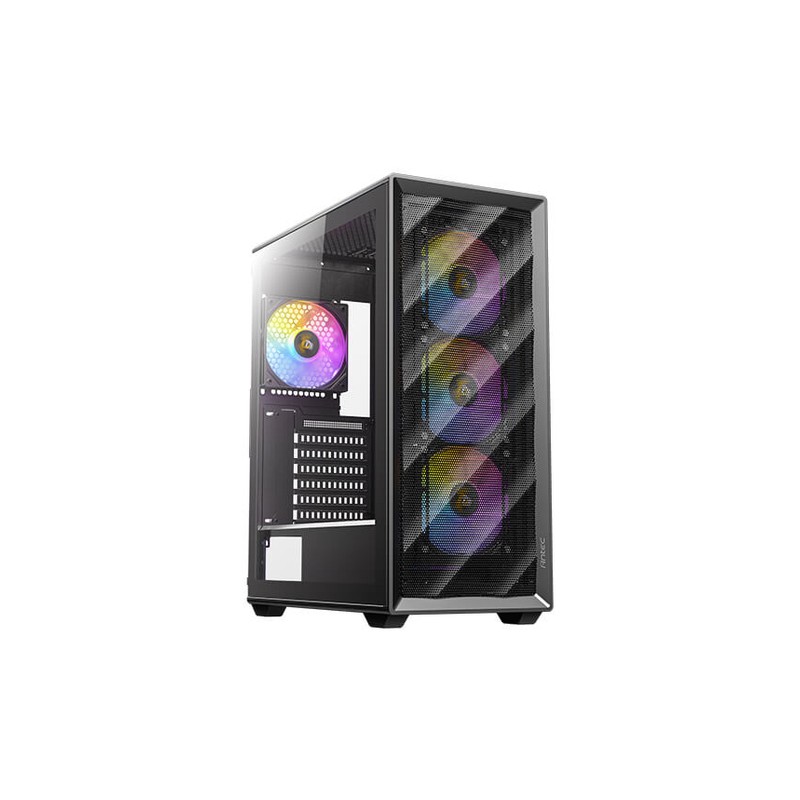 CAJA ANTEC AX85 ARGB ATX NEGRO 4XVENT 120MM 2XUSB SN FUENTE