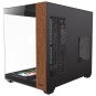 CAJA ANTEC CX800 ARGB ATX WOOD 2XVENT REV 120 MM 1X120MM 2XUSB SN FUENTE