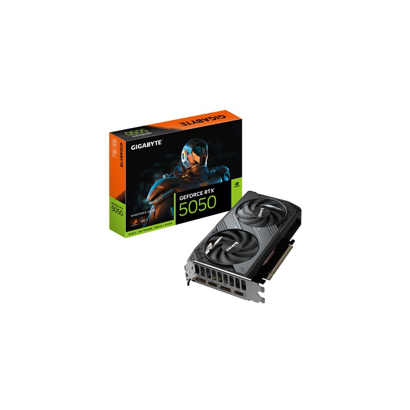 Gigabyte vga nvidia rtx 5050 windforce oc 8g ddr6