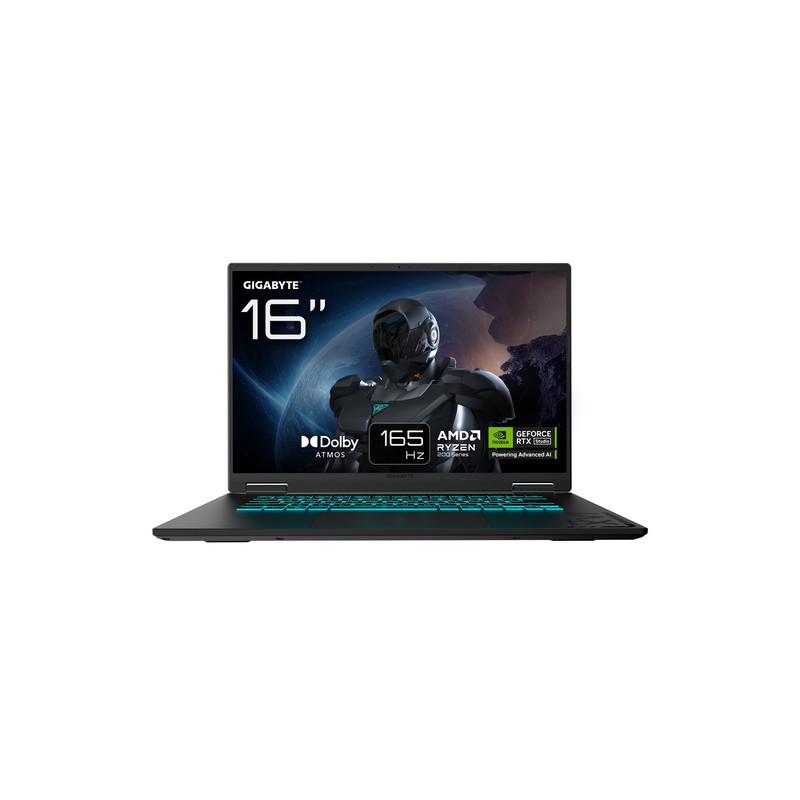 PORTATIL GIGABYTE A16 3VHK3ES864SD R7 260 32GB 1TB RTX5060 16"FHD FreeDOS