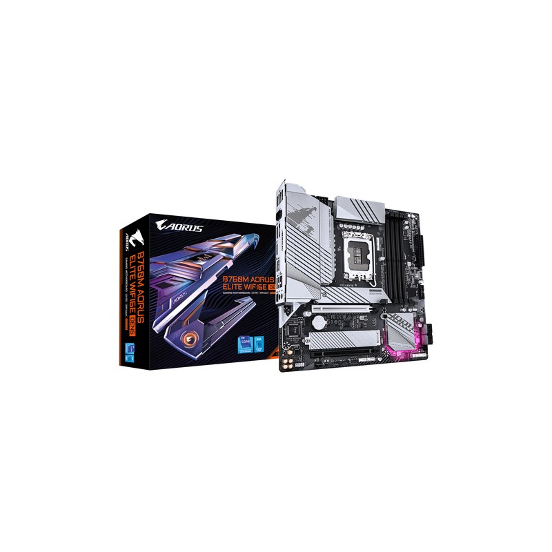 PLACA BASE GIGABYTE B760M A E WF6E GEN5 1.0 DDR4 1700 MATX 4XDDR4