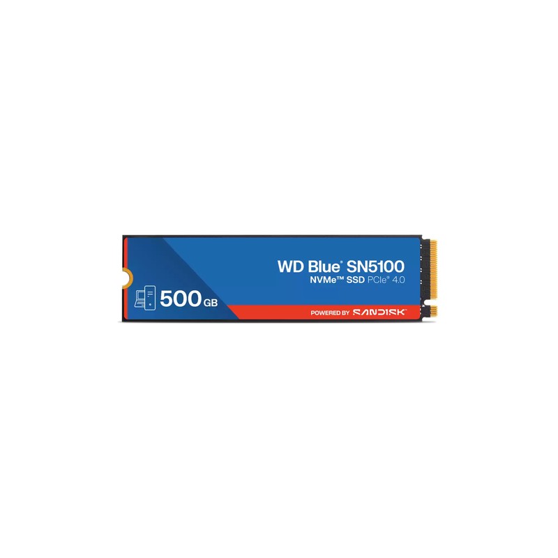 Wd blue sn5100 ssd 500gb nvme gen4 6600mb-s