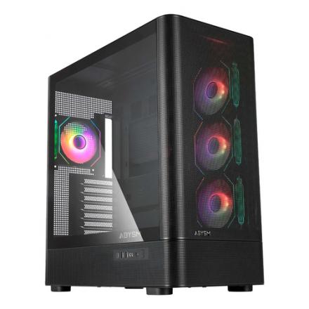 CAJA ATX SEMITORRE ABYSM DANUBE SAVA H500 II AIR BLACK 2x3.5" 3x2.5" 2xUSB3.0 1xUSB-C GPU 400mm