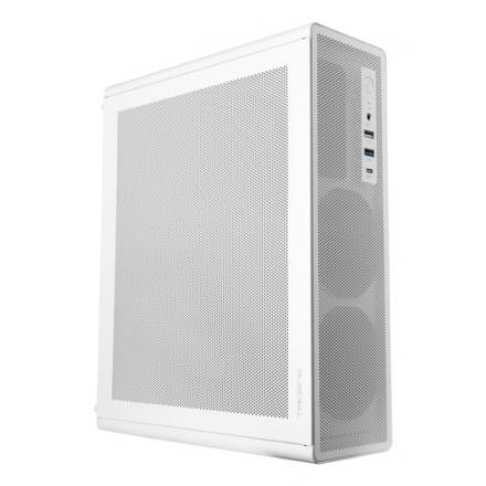 CAJA MICROATX SLIM TACENS 2AEROSLIM500W 90mm FAN PANELES MESH USB-C COLOR BLANCO F.A TFX 500W