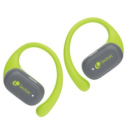 LEOTEC EARPHONES OPEN AIR ZENITH SPORT GRIS-LIMA