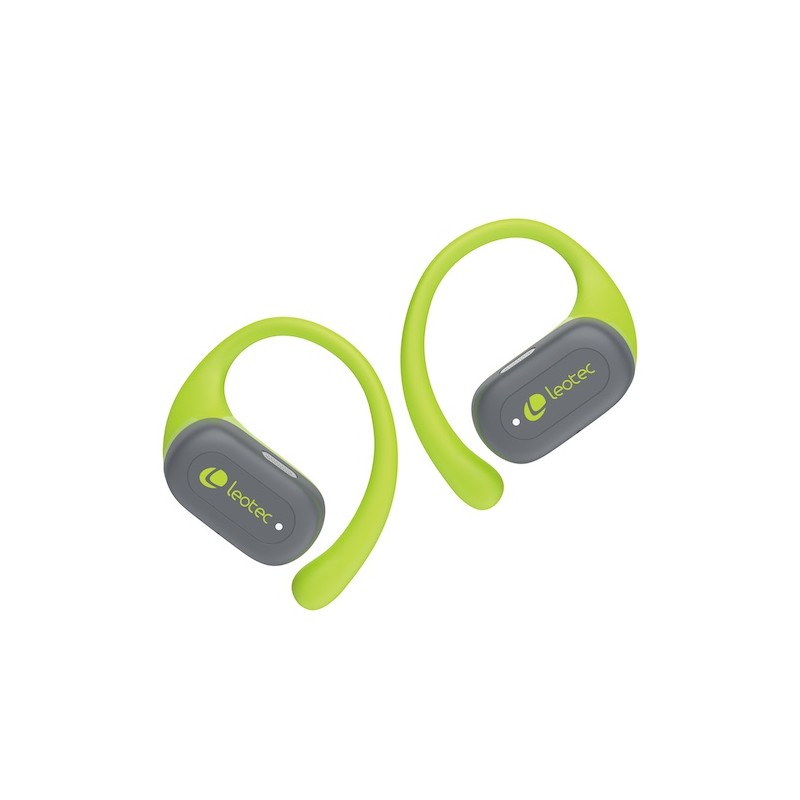 LEOTEC EARPHONES OPEN AIR ZENITH SPORT GRIS-LIMA