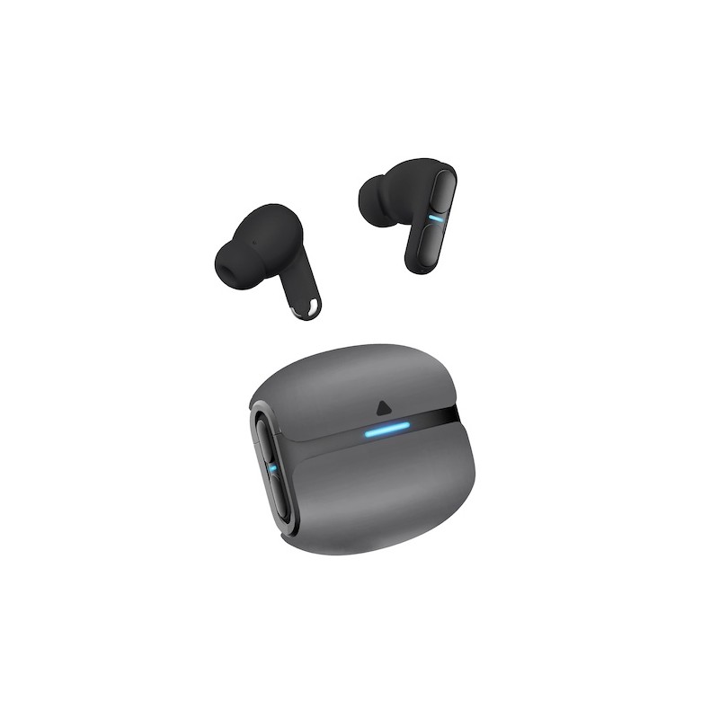 LEOTEC EARPHONES TWS GAMING NEBULA FIT NEGRO