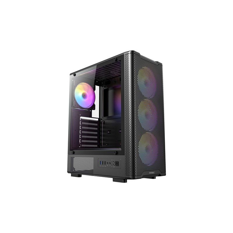 CAJA ANTEC VX-320 ATX 4 VENTILADORES ARGB NEGRA
