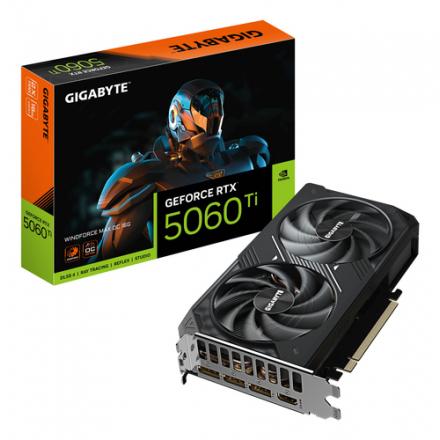 TARJETA GRAFICA GIGABYTE RTX 5060 TI WINDFORCE OC 8GB GDDR7