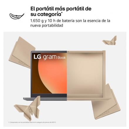 PORTATIL LG GRAM I5-1334U 16GB 512GB 15,6" FREEDOS