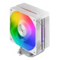 VENTILADOR CON DISIPADOR DE CPU MARS GAMING MCPUX4ARGB BLANCO ARGB PWM SI 120mm TDP 220W