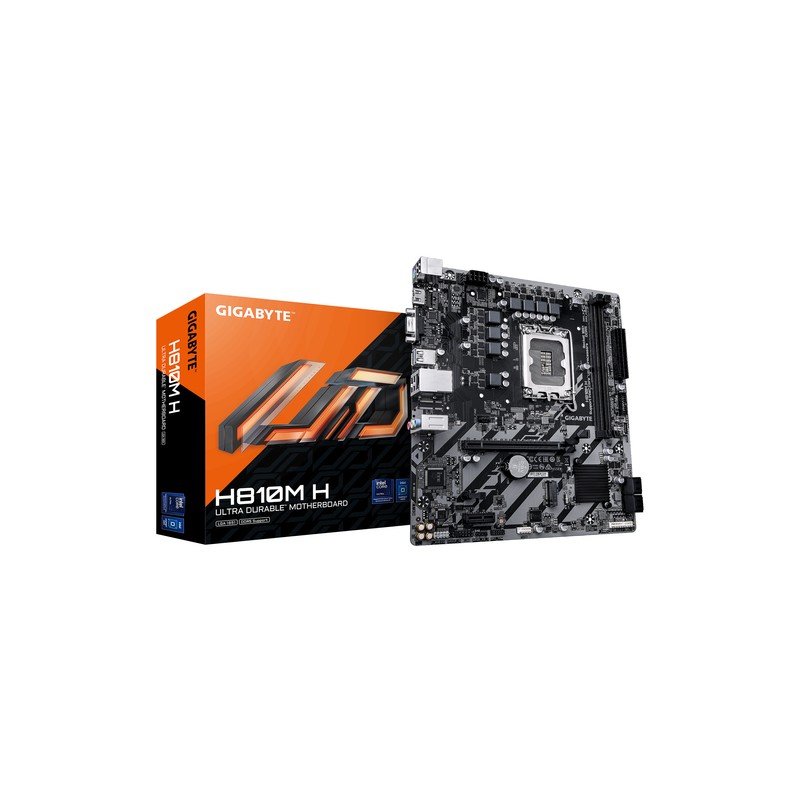 PB GIGABYTE H810M H M-ATX Skt LGA1851 2xDDR5 6400MHz HDMI VGA LAN M.2