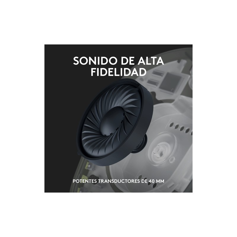 HEADSET BLUETOOTH LOGITECH G435 LIGHTSPEED DOLBY ATMOS WINDOWS SONIC NEGRO AMARILLO