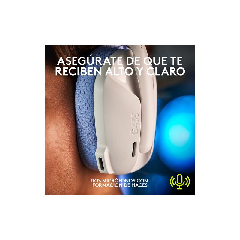 HEADSET BLUETOOTH LOGITECH G435 LIGHTSPEED DOLBY ATMOS WINDOWS SONIC NEGRO AMARILLO