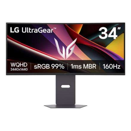 Lg 34g600a-b monitor34"wqhd 160h 1m dp hdmi aa cu