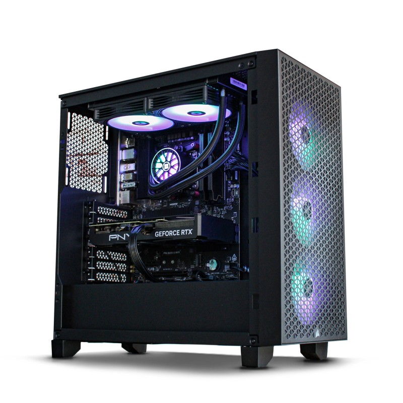 PCM Aeon Feroce: Rendimiento confiable con Intel Core Ultra 5 y RTX 4070 12GB.