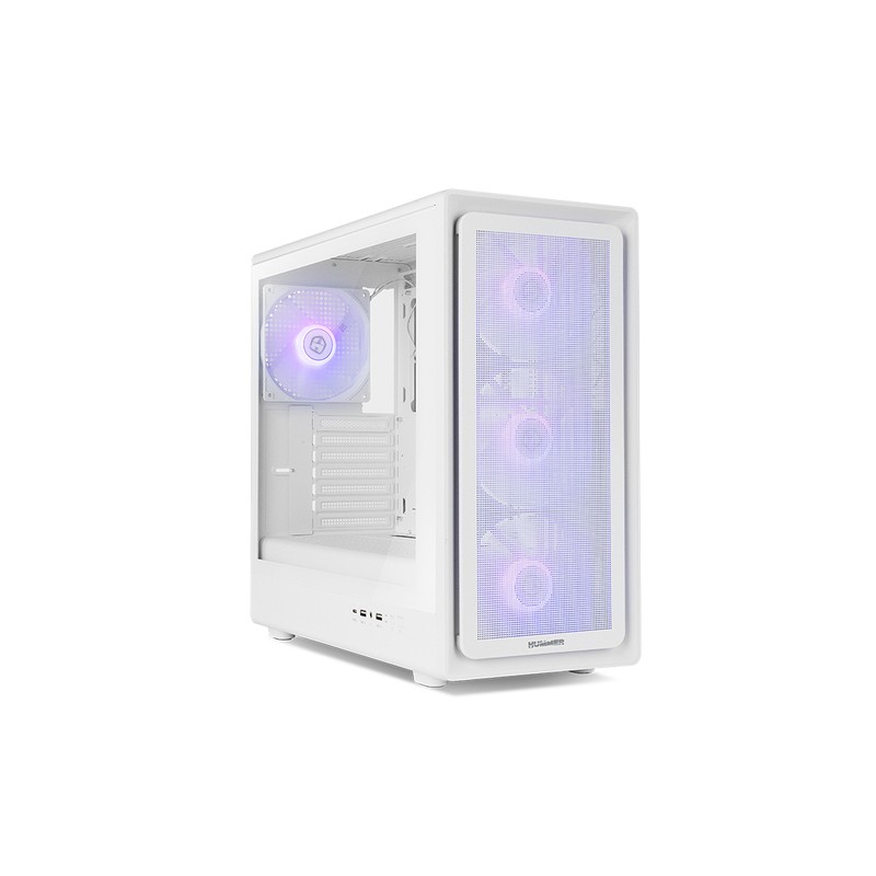 Nox semitorre hummer aero hyperflow argb blanco