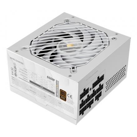 FUENTE DE ALIMENTACIÓN MODULAR MARS GAMING 650W MPB650SIMW EXTREME SILENCE 80 PLUS BRONZE BLANCO