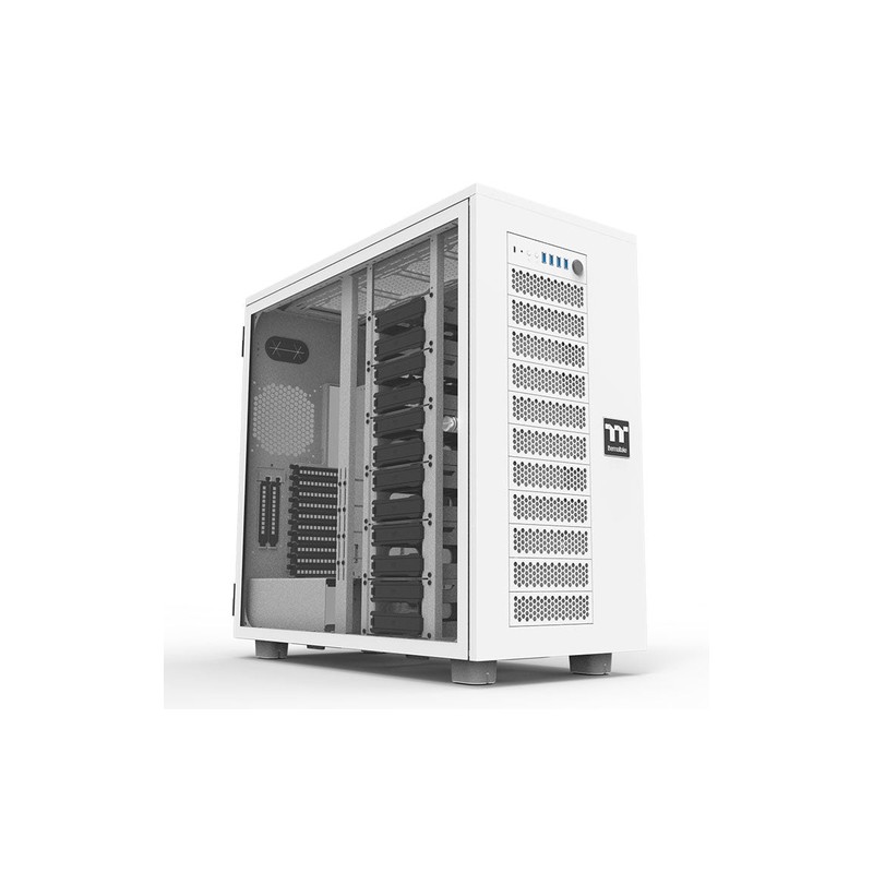 CAJA ATX THERMALTAKE AX700 USB TG SNOW BLANCA