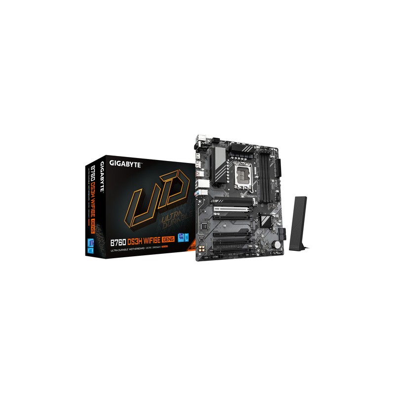 PLACA BASE GIGABYTE B760 DS3H WIF6E GEN5 1700 AX ATX 4XDDR5
