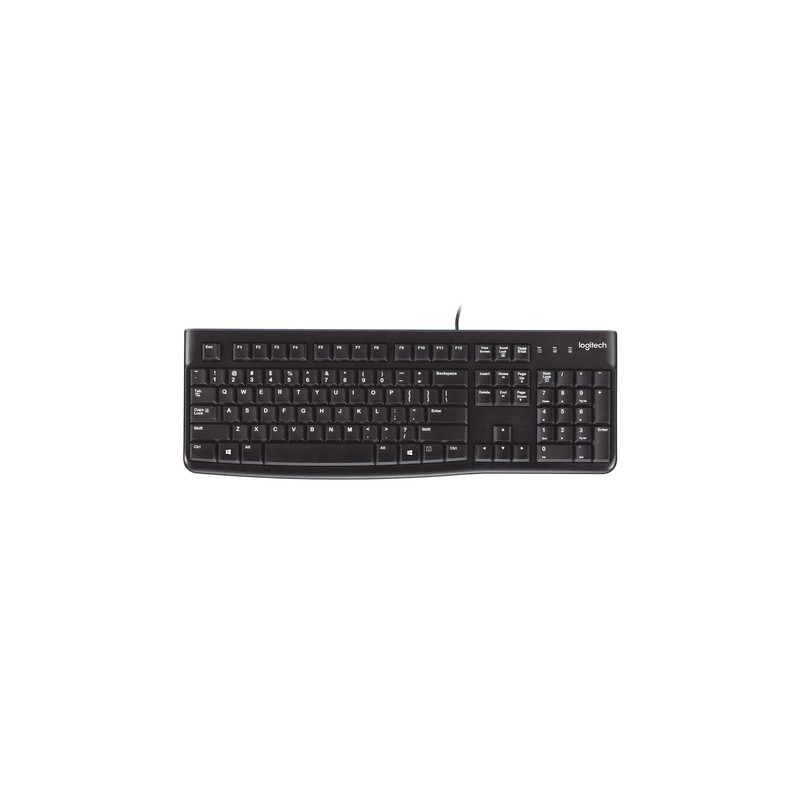 TECLADO LOGITECH K120 EN INGLES USB NEGRO