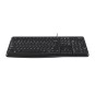 TECLADO LOGITECH K120 EN INGLES USB NEGRO