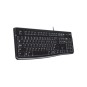 TECLADO LOGITECH K120 EN INGLES USB NEGRO
