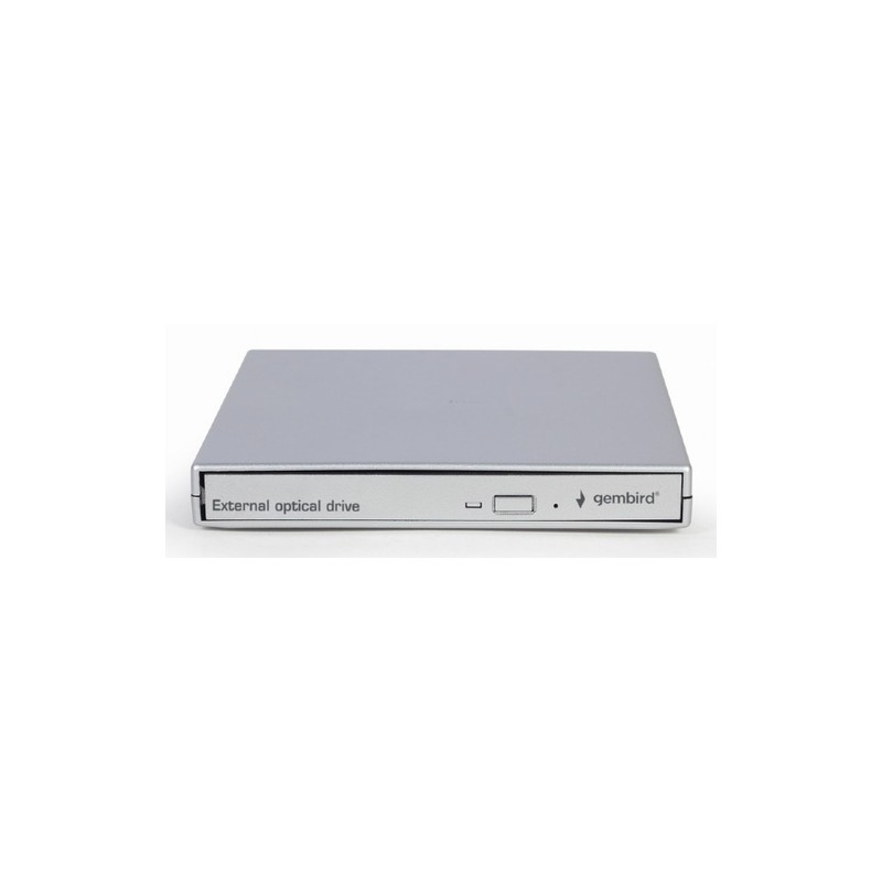 UNIDAD DE DVD USB EXTERNA GEMBIRD PLATA