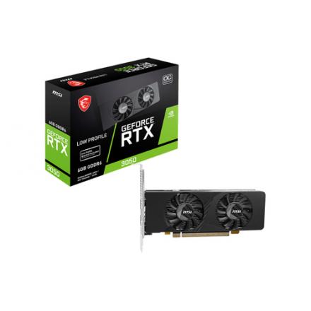 TARJETA GRAFICA MSI RTX 3050 LP E 6GB OC