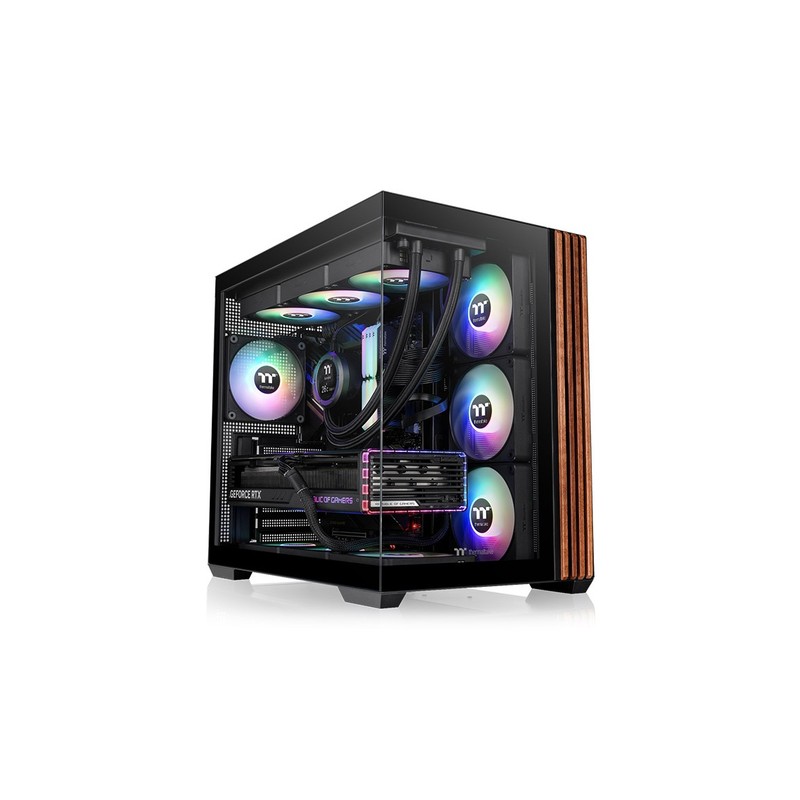 CAJA ATX THERMALTAKE VIEW 380 USB CX1 2XVENT120MM ARGB NEGRO S/N FUENTE